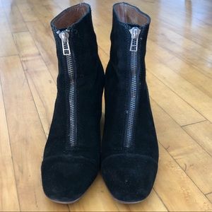 Madewell Suede Ankle Boots